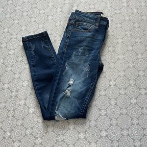 RanCan girls ripped skinny jeans